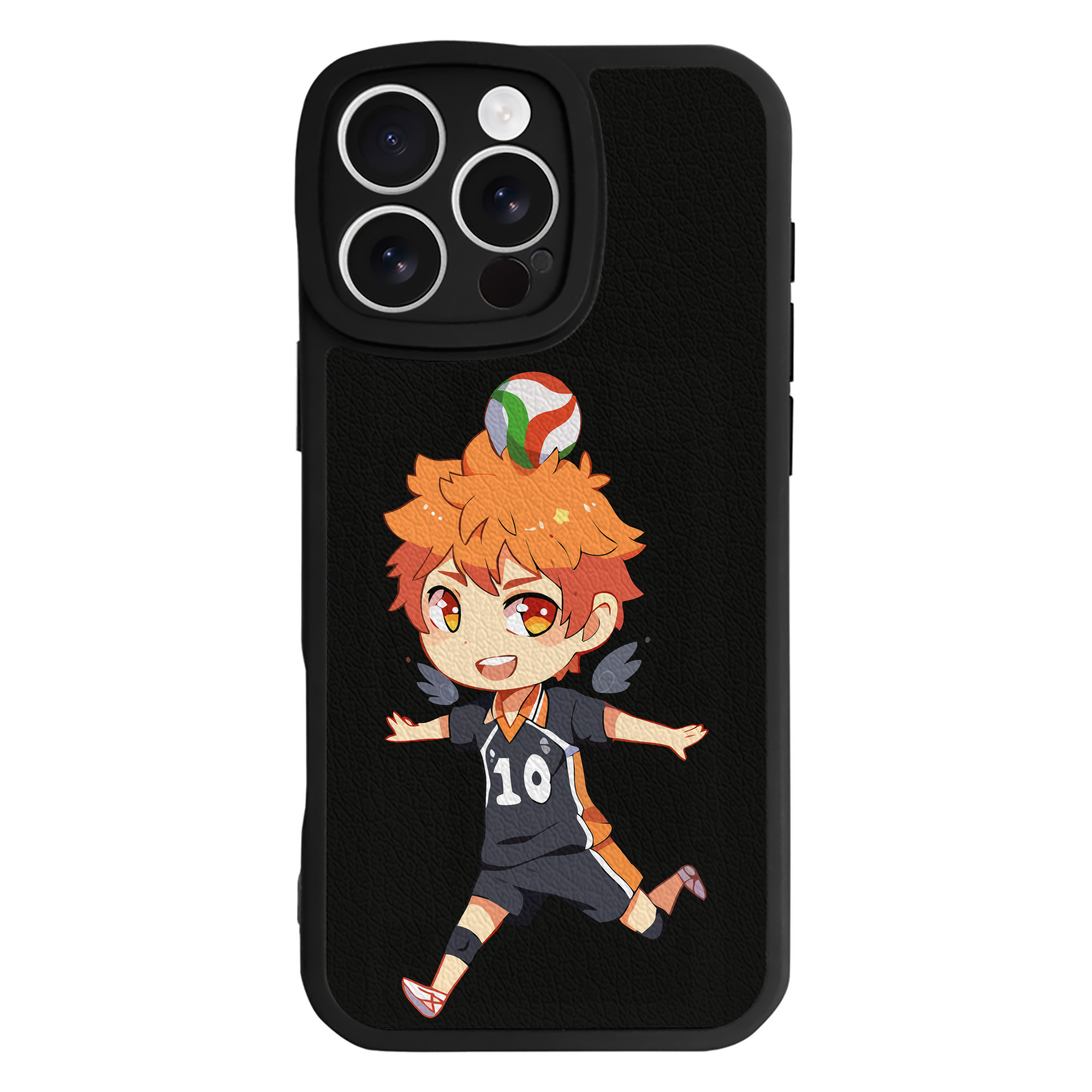 （画像用） ハイキュー!! Haikyu!! 【iPhone 16シリーズ対応】シリコンスマホケース（レザー調） 材質：シリコン